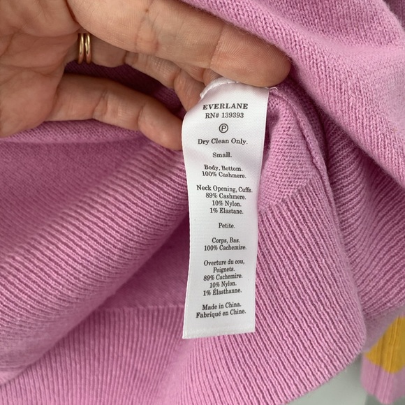 Everlane Crewneck Cashmere Sweater - Pink - Picture 5 of 6